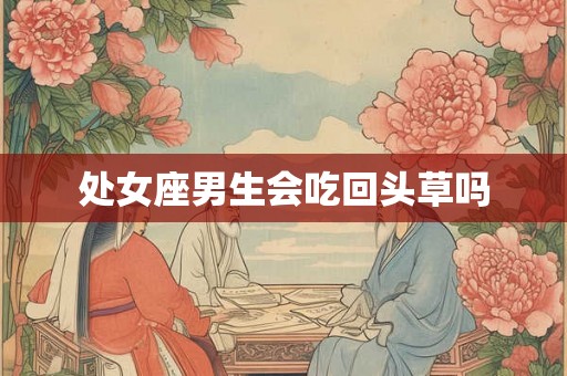 处女座男生会吃回头草吗 处女座男生会吃回头草吗