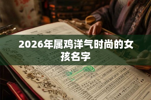 2026年属鸡洋气时尚的女孩名字