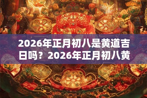 2026年正月初八是黄道吉日吗?2026年正月初八黄历好吗? 2026年正月初八是黄道吉日吗?2026年正月初八黄历好吗?