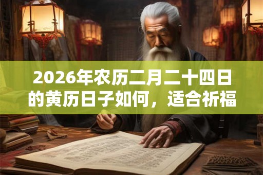 2026年农历二月二十四日的黄历日子如何，适合祈福吗？