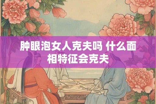 肿眼泡女人克夫吗 什么面相特征会克夫