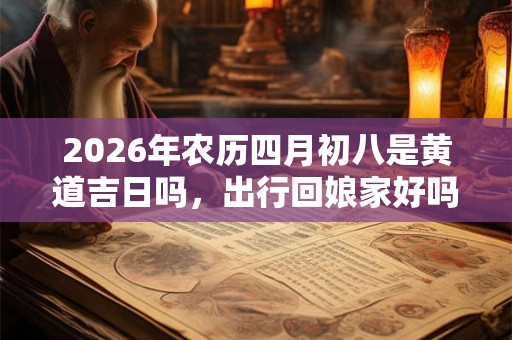 2026年农历四月初八是黄道吉日吗，出行回娘家好吗？