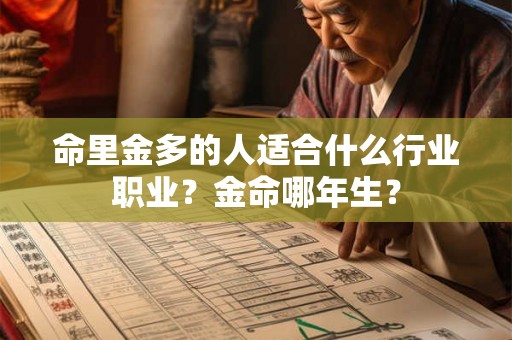 命里金多的人适合什么行业职业?金命哪年生? 命里金多的人适合什么行业职业?金命哪年生?