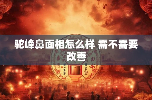 驼峰鼻面相怎么样 需不需要改善