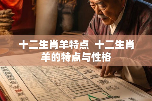十二生肖羊特点 十二生肖羊的特点与性格 十二生肖羊特点 十二生肖羊的特点与性格