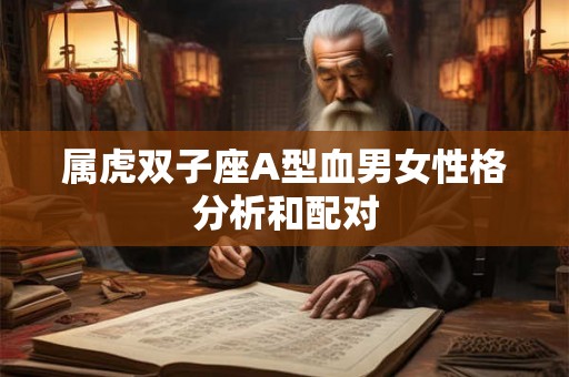 属虎双子座A型血男女性格分析和配对