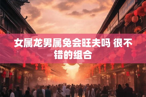 女属龙男属兔会旺夫吗 很不错的组合