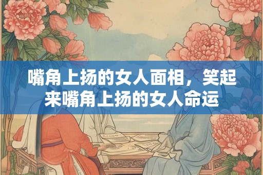 嘴角上扬的女人面相，笑起来嘴角上扬的女人命运