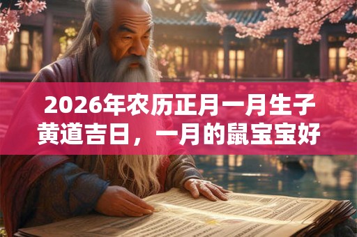 2026年农历正月一月生子黄道吉日，一月的鼠宝宝好不好？