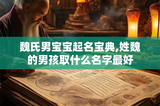 魏氏男宝宝起名宝典,姓魏的男孩取什么名字最好