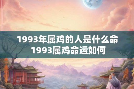 1993年属鸡的人是什么命 1993属鸡命运如何