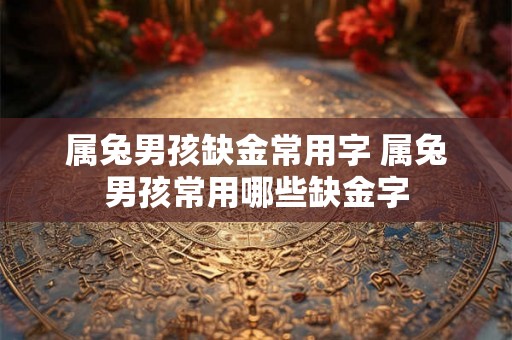 属兔男孩缺金常用字 属兔男孩常用哪些缺金字