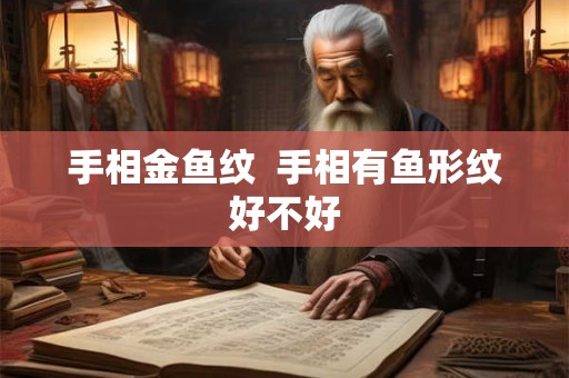 手相金鱼纹  手相有鱼形纹好不好