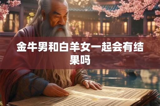 金牛男和白羊女一起会有结果吗