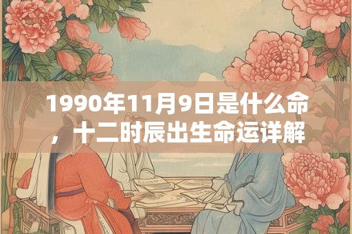 1990年11月9日是什么命，十二时辰出生命运详解