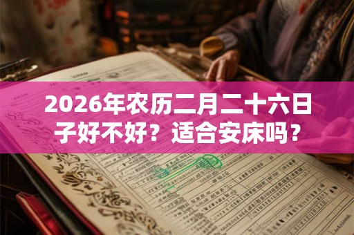 2026年农历二月二十六日子好不好？适合安床吗？