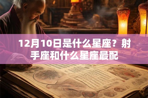 12月10日是什么星座？射手座和什么星座最配