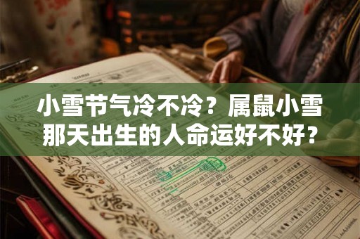 小雪节气冷不冷？属鼠小雪那天出生的人命运好不好？