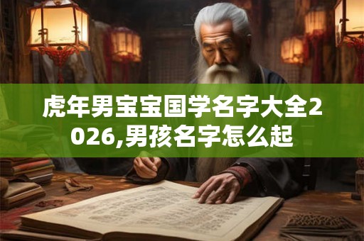 虎年男宝宝国学名字大全2026,男孩名字怎么起