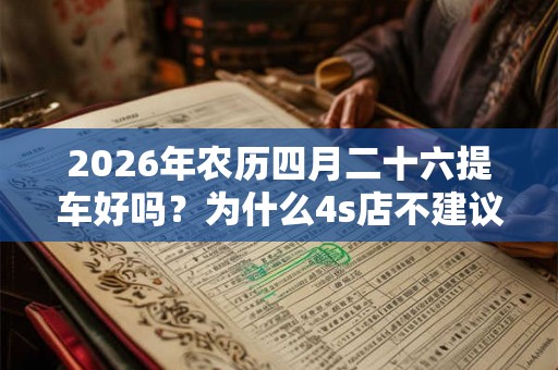 2026年农历四月二十六提车好吗?为什么4s店不建议当天提车 2026年农历四月二十六提车好吗?为什么4s店不建议当天提车