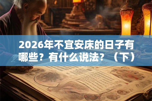 2026年不宜安床的日子有哪些？有什么说法？（下）