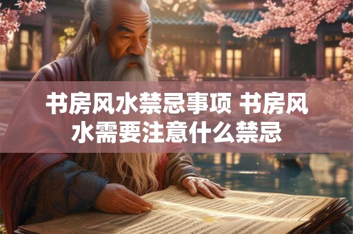 书房风水禁忌事项 书房风水需要注意什么禁忌