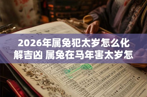 2026年属兔犯太岁怎么化解吉凶 属兔在马年害太岁怎么办
