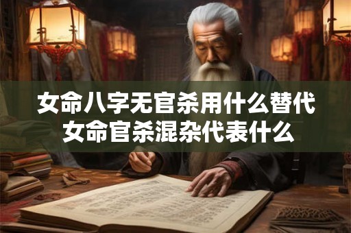 女命八字无官杀用什么替代 女命官杀混杂代表什么