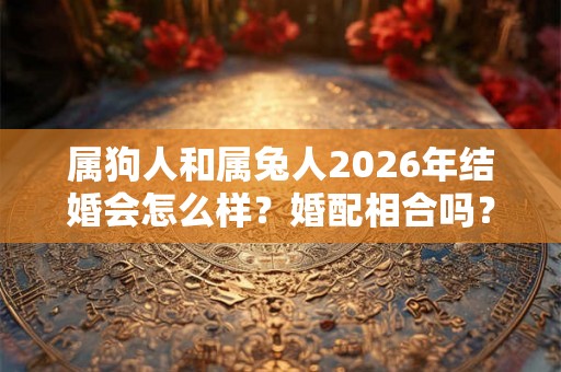 属狗人和属兔人2026年结婚会怎么样？婚配相合吗？