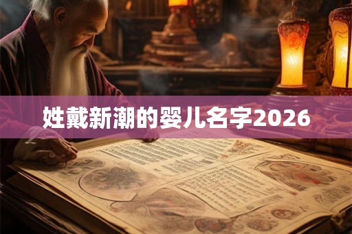姓戴新潮的婴儿名字2026
