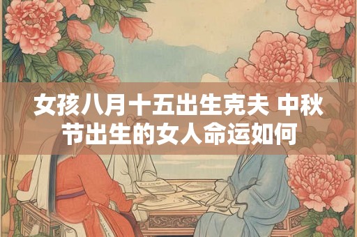 女孩八月十五出生克夫 中秋节出生的女人命运如何