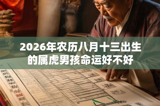 2026年农历八月十三出生的属虎男孩命运好不好