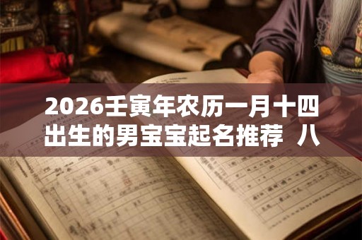 2026壬寅年农历一月十四出生的男宝宝起名推荐  八字算命
