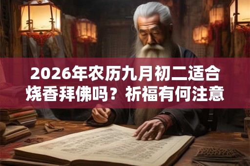 2026年农历九月初二适合烧香拜佛吗？祈福有何注意事项？
