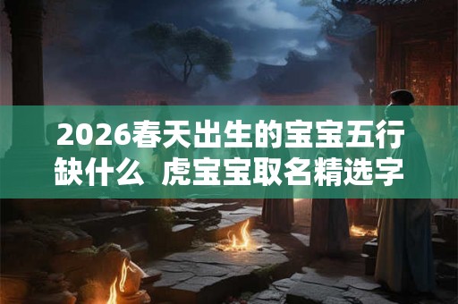 2026春天出生的宝宝五行缺什么  虎宝宝取名精选字