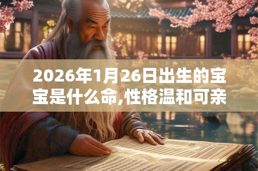 2026年1月26日出生的宝宝是什么命,性格温和可亲