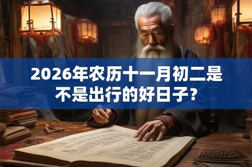 2026年农历十一月初二是不是出行的好日子？