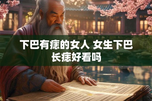 下巴有痣的女人 女生下巴长痣好看吗