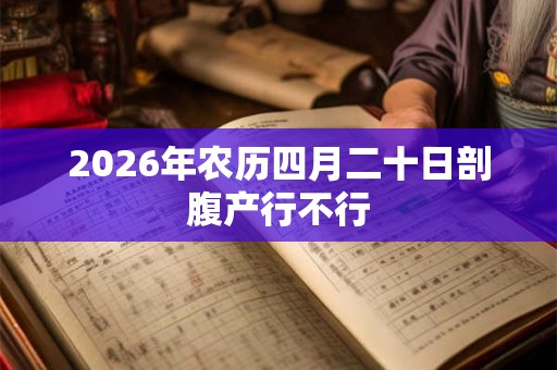 2026年农历四月二十日剖腹产行不行 2026年农历四月二十日剖腹产行不行