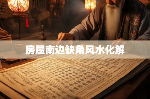 房屋南边缺角风水化解