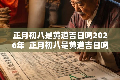 正月初八是黄道吉日吗2026年  正月初八是黄道吉日吗2026年