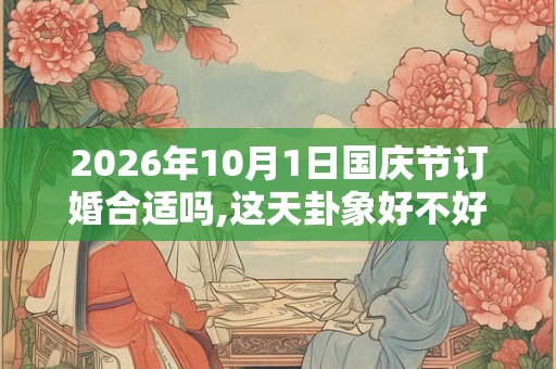 2026年10月1日国庆节订婚合适吗,这天卦象好不好？