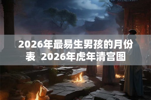 2026年最易生男孩的月份表  2026年虎年清宫图