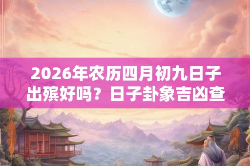 2026年农历四月初九日子出殡好吗？日子卦象吉凶查询！