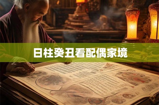 日柱癸丑看配偶家境 日柱癸丑看配偶家境
