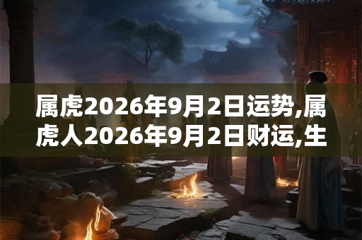 属虎2026年9月2日运势,属虎人2026年9月2日财运,生肖虎2026年9月2日运势