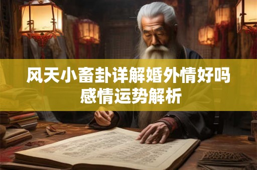 风天小畜卦详解婚外情好吗 感情运势解析