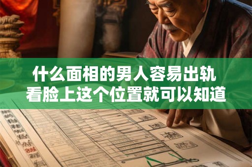什么面相的男人容易出轨 看脸上这个位置就可以知道 什么面相的男人容易出轨 看脸上这个位置就可以知道