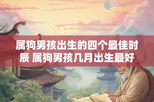 属狗男孩出生的四个最佳时辰 属狗男孩几月出生最好
