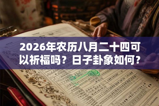 2026年农历八月二十四可以祈福吗?日子卦象如何? 2026年农历八月二十四可以祈福吗?日子卦象如何?